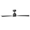 Wac Clean Indoor and Outdoor 3-Blade Smart Ceiling Fan 54in Matte Black with Remote Control, 3 Blades F-003 - alternate 2